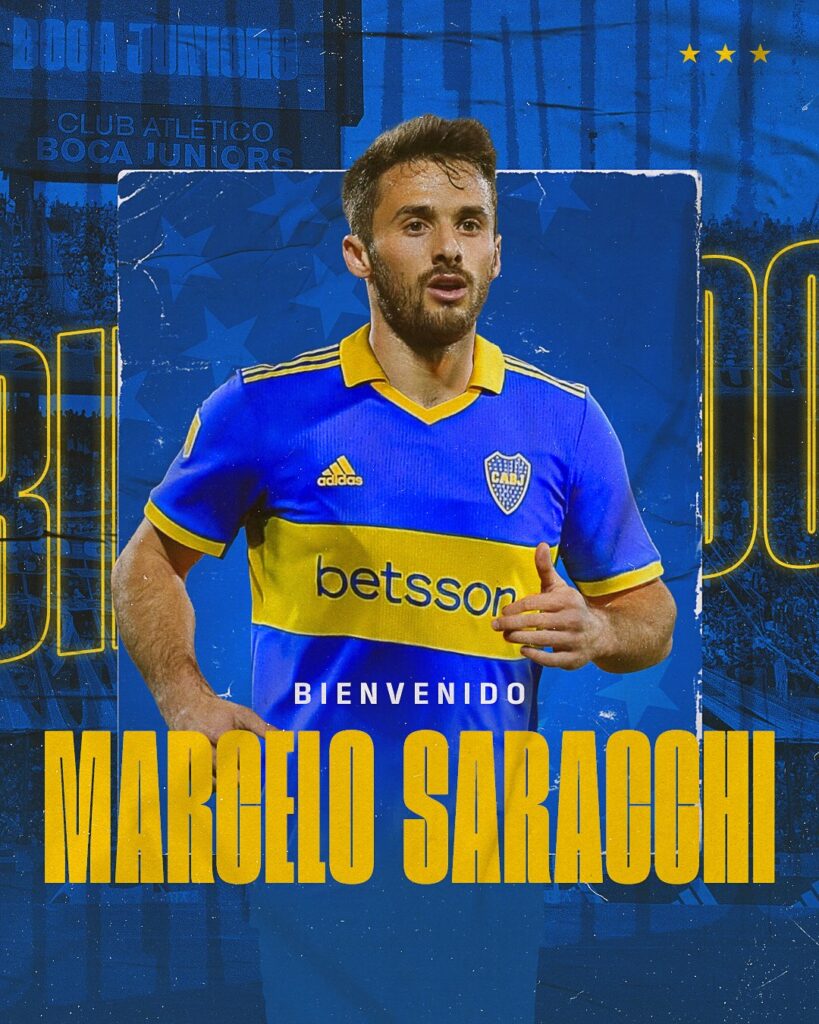 Boca anunció a Saracchi: el defensor ya es el nuevo refuerzo.