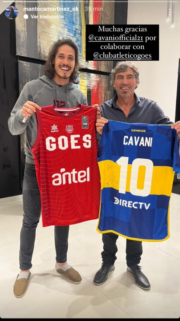 El otro fotón: Cavani y Manteca Martínez.