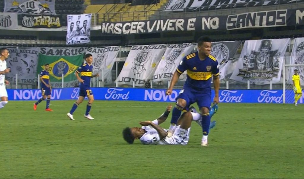 Árbitro semifinal copa Palmeiras boca 1