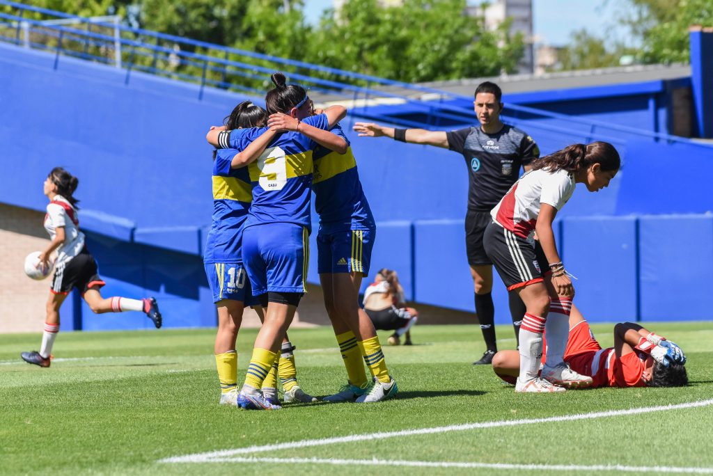 Fútbol Femenino: la Sub 14 de Boca le ganó a River la final de ida del torneo y va por el título