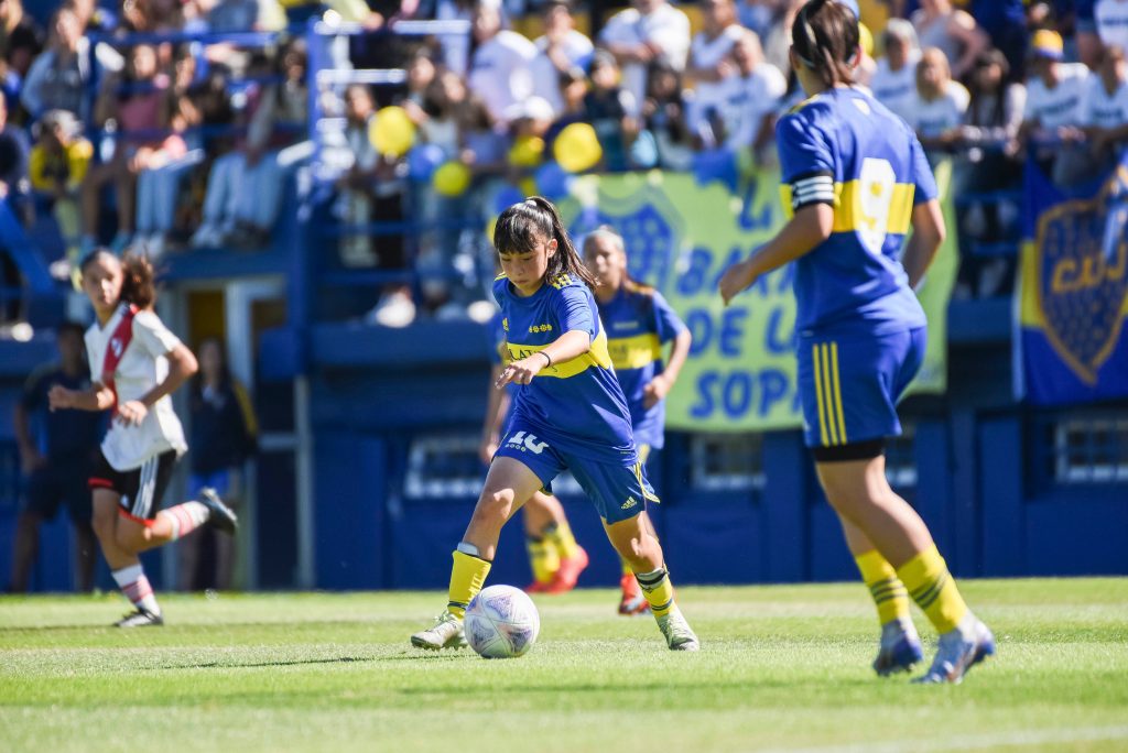 Fútbol Femenino: la Sub 14 de Boca le ganó a River la final de ida del torneo y va por el título