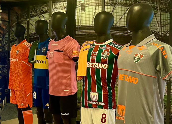 Las camisetas que usarán Boca y Fluminense en la final de la Libertadores