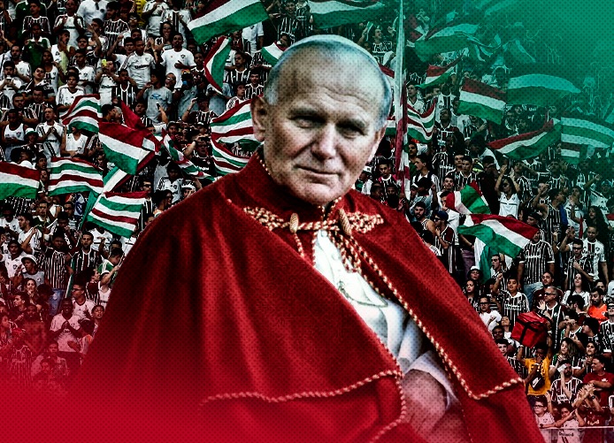 Pedido a Dios y bendición antes de la final de la Libertadores: la increíble historia del cantito de Fluminense con el Papa Juan Pablo II