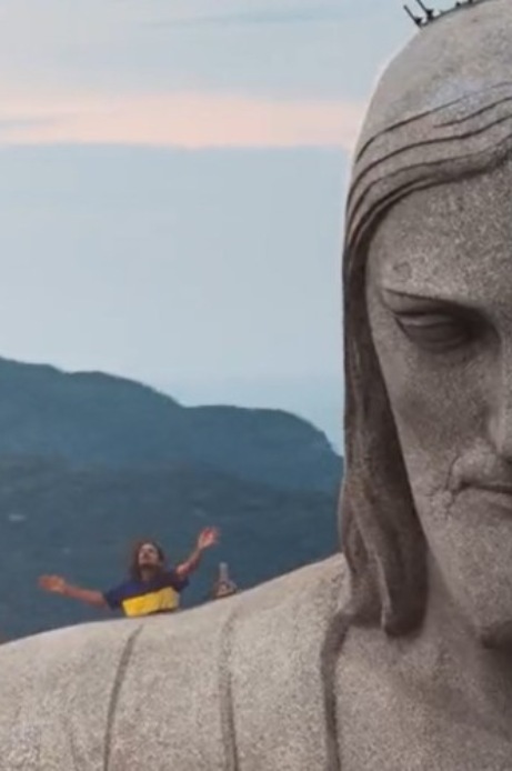 El hincha de Boca que cuida y vive en el Cristo Redentor de Río de Janeiro: "La copa libertadores es mi obsesión..."