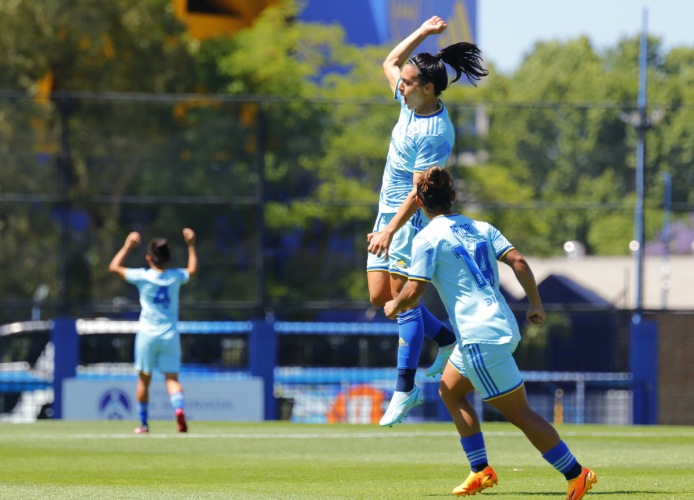 Las Gladiadoras de Boca siguen con puntaje perfecto en la Copa de la Liga femenina