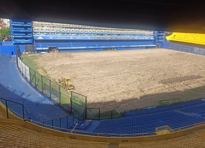 Obras en el campo de la Bombonera: cuándo podrá Boca volver a jugar de local