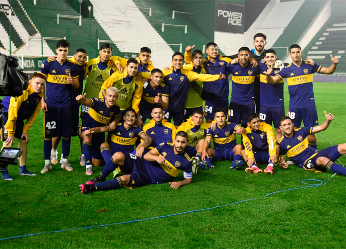 Pibes debutaron Boca Riquelme