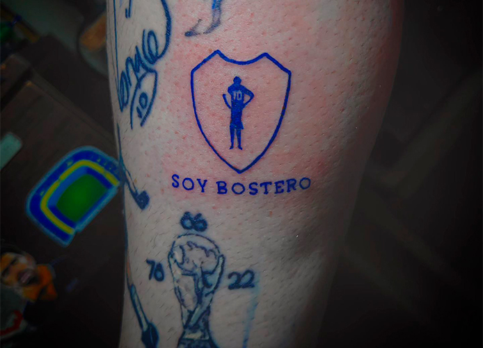 Tatuaje Riquelme Soy Bostero
