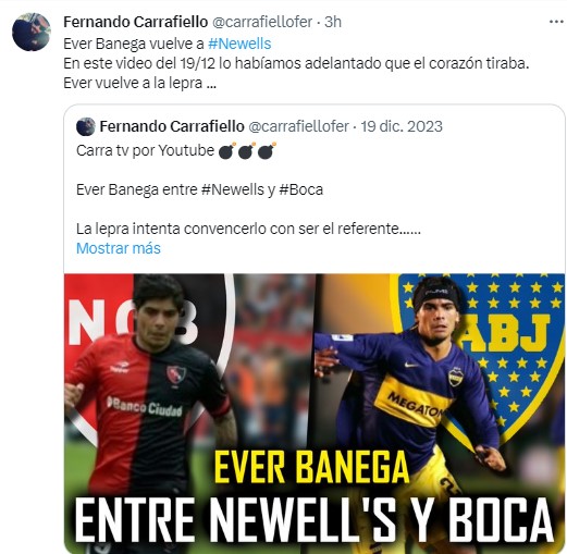 La razón que frena la llegada de Banega a Boca y por qué podría ser refuerzo de Newell's