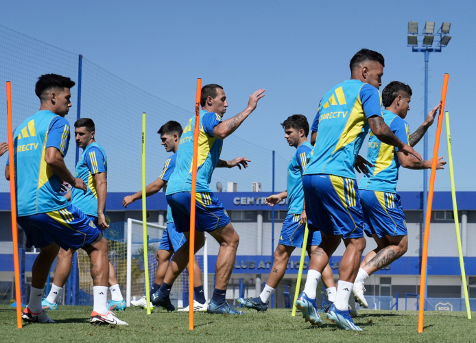 Diego Martínez cambió una vieja costumbre de Boca antes de los partidos