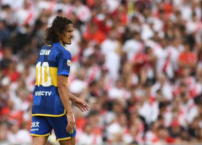 El mensaje de Cavani tras el empate de Boca con River