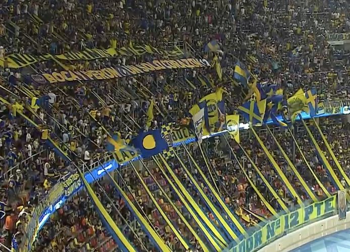 Las banderas de Boca en la Copa Argentina que se hicieron virales en las redes sociales