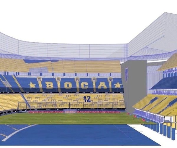 Así es el proyecto que tiene Riquelme para ampliar la Bombonera a 91.452 espectadores