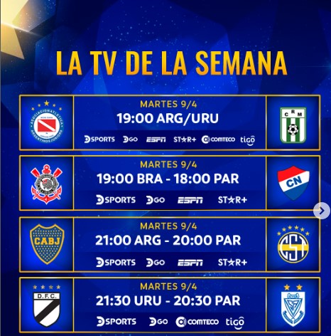 La Conmebol anunció los canales de TV para Boca vs Trinidense, tras la polémica de la primera fecha de la Sudamericana.